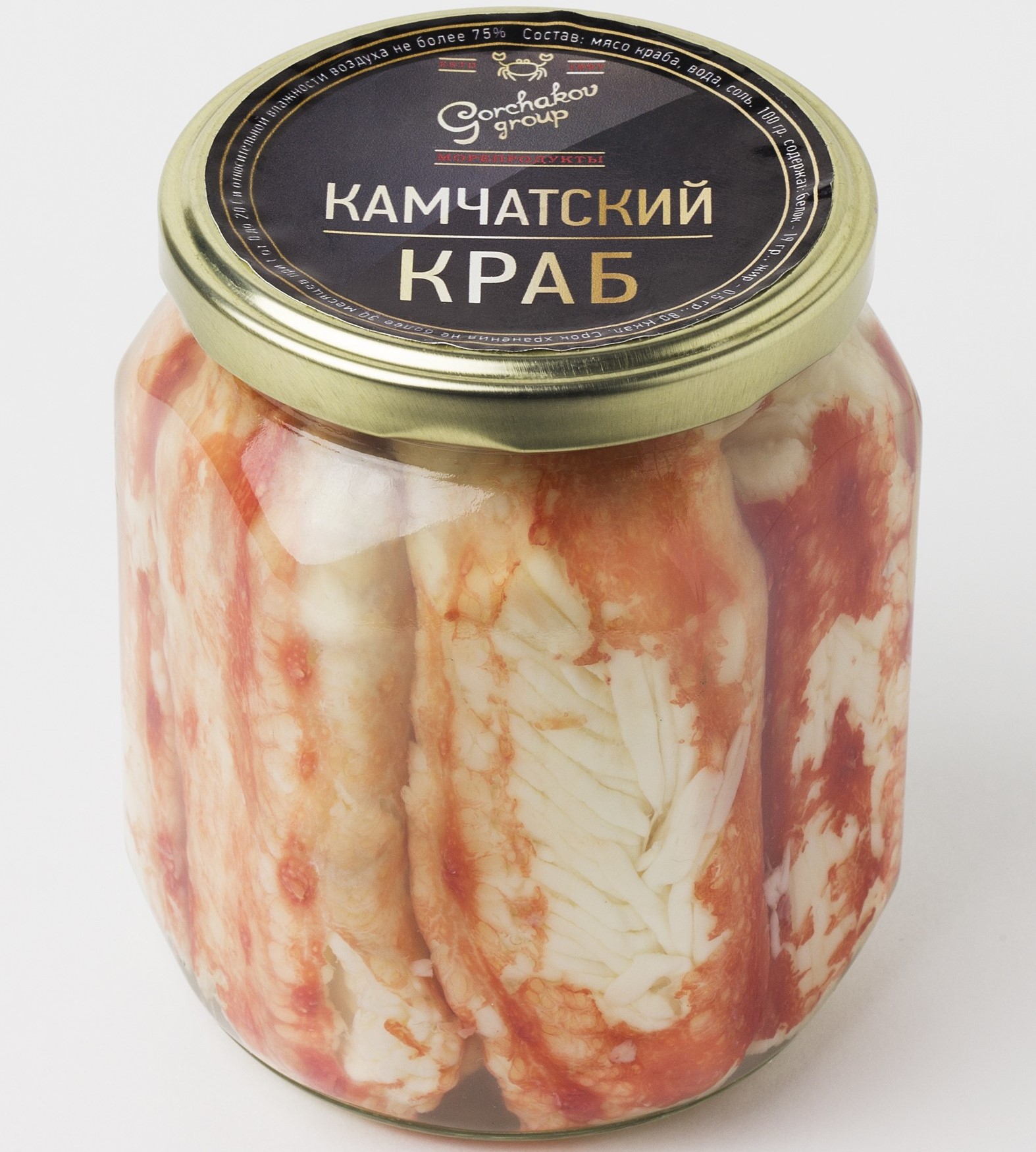 Мясо краба в банке 1-ая фаланга Premium 700мл